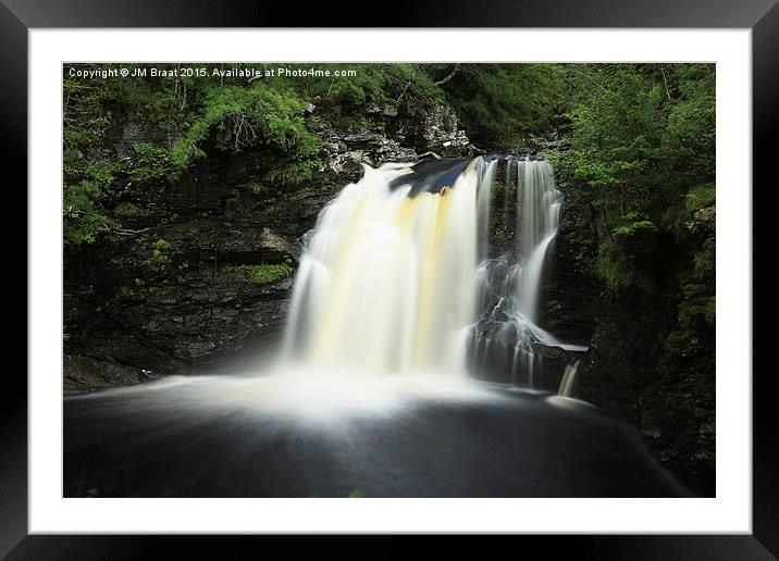 The Falls of Falloch  Framed Mounted Print by Jane Braat