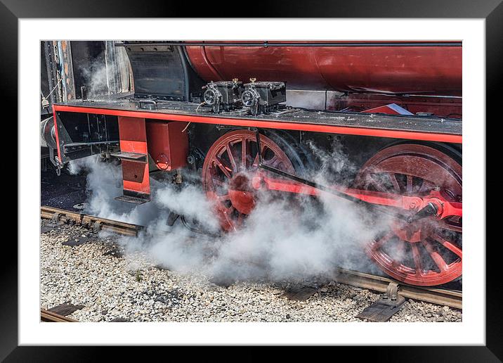 Letting Off Steam Framed Mounted Print by Steve Purnell