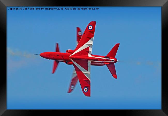  The Red Arrows RIAT 2015 6 Framed Print by Colin Williams Photography