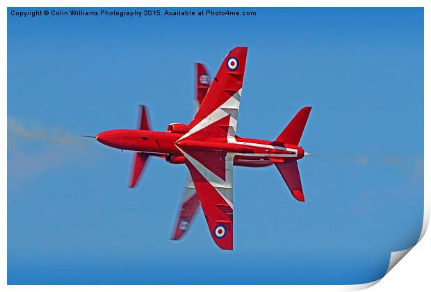  The Red Arrows RIAT 2015 6 Print by Colin Williams Photography