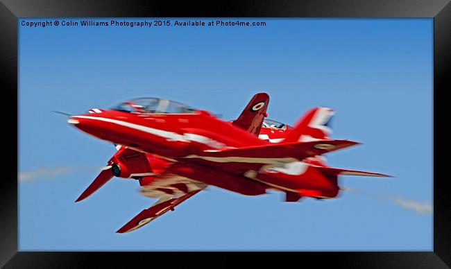  The Red Arrows RIAT 2015 7 Framed Print by Colin Williams Photography