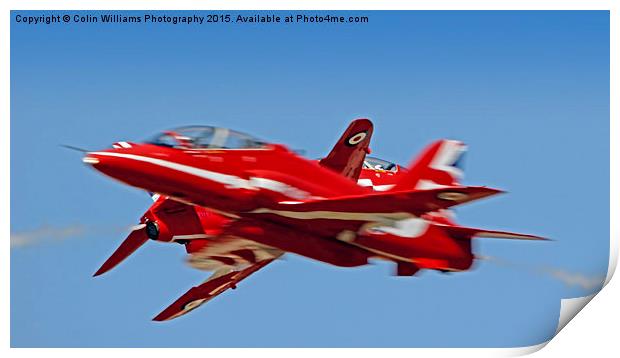  The Red Arrows RIAT 2015 7 Print by Colin Williams Photography