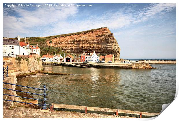  Simply staithes Print by Marie Castagnoli