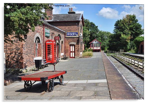  Hadlow Road Station Acrylic by Frank Irwin