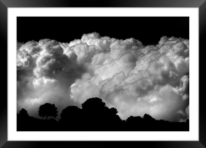 Storm Clouds Framed Mounted Print by Mike Sherman Photog