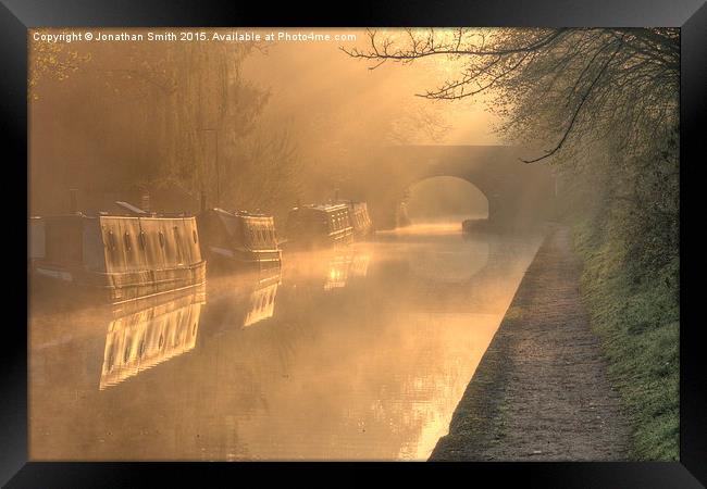 Grand Union Canal, Hatton, Warwickshire Framed Print by Jonathan Smith
