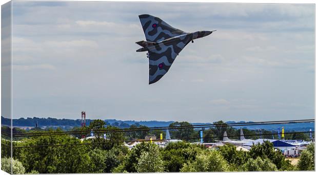 Incredible Vulcan Take off RIAT 2015 2 Canvas Print by Oxon Images