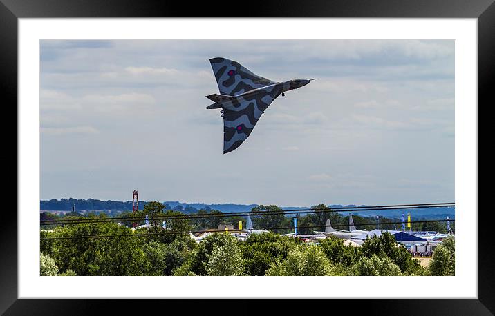 Incredible Vulcan Take off RIAT 2015 2 Framed Mounted Print by Oxon Images