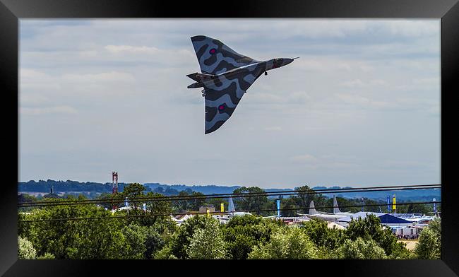 Incredible Vulcan Take off RIAT 2015 2 Framed Print by Oxon Images