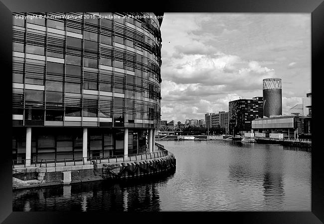  Salford Framed Print by Andrew Warhurst