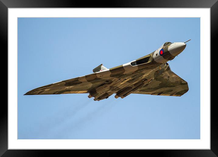 Delta Bomber Vulcan XH558 at RIAT Framed Mounted Print by Oxon Images