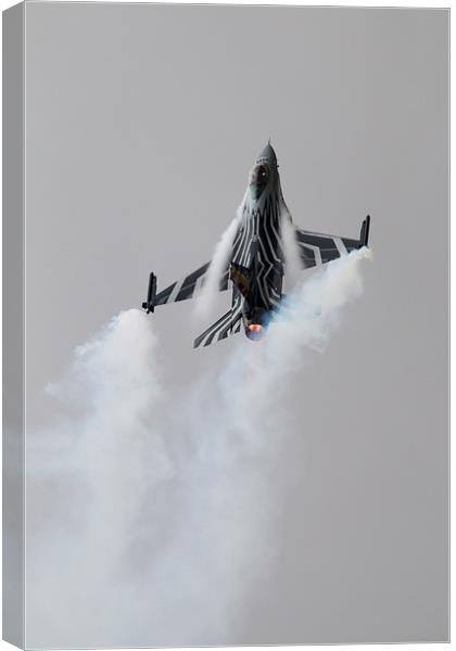 Belgian F16 Canvas Print by J Biggadike