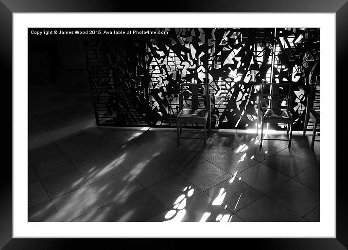  Light and Shadows Framed Mounted Print by James Wood