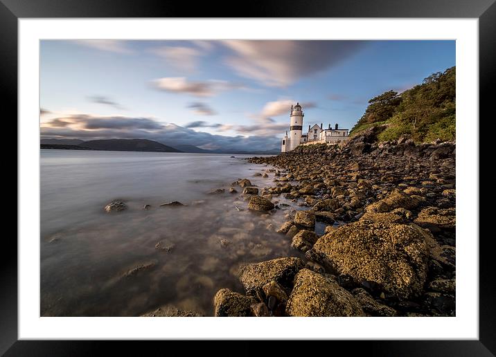Cloch Lighthouse Framed Mounted Print by Sam Smith