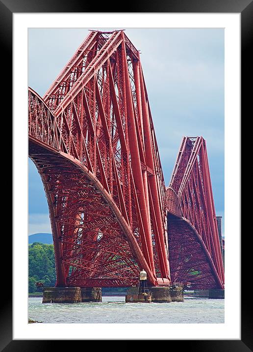  Forth Bridge  Framed Mounted Print by Ros Ambrose
