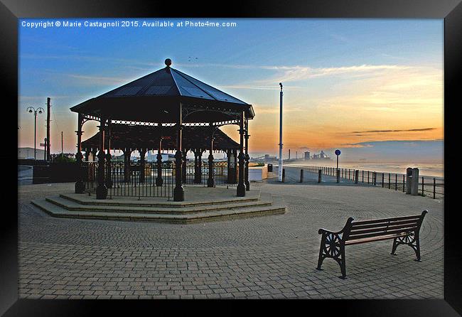   The Band Stand  Framed Print by Marie Castagnoli