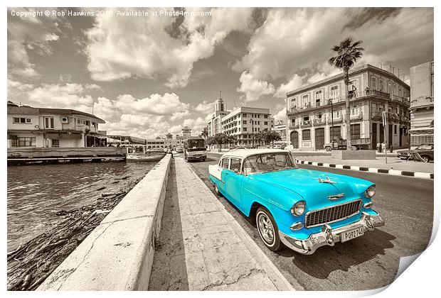  Blue Havana  Print by Rob Hawkins