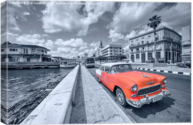  Red Havana  Canvas Print by Rob Hawkins