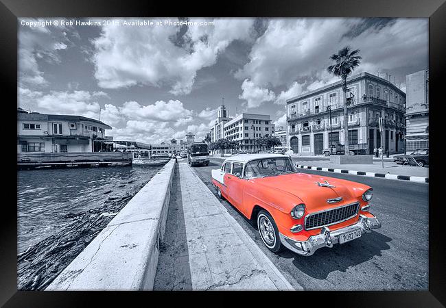  Red Havana  Framed Print by Rob Hawkins
