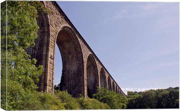  Viaduct at Ty Mawr, North Wales Canvas Print by Andy Heap