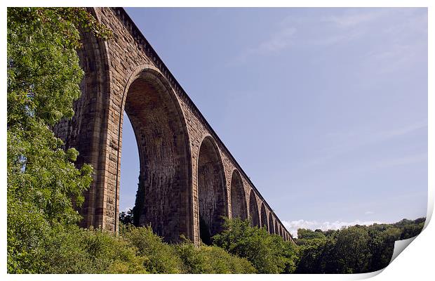  Viaduct at Ty Mawr, North Wales Print by Andy Heap