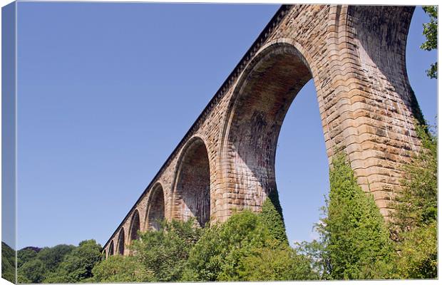  Viaduct at Ty Mawr, North Wales Canvas Print by Andy Heap