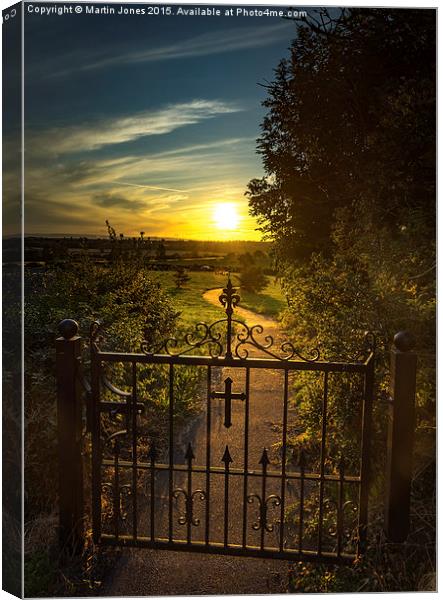  A South Yorkshire Sunset Canvas Print by K7 Photography