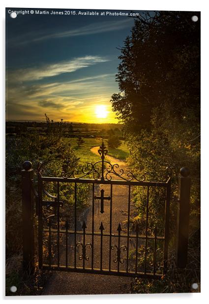  A South Yorkshire Sunset Acrylic by K7 Photography