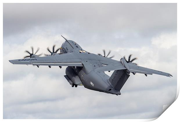 Airbus A400 Atlas Print by Oxon Images