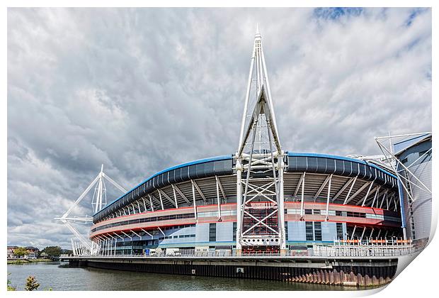 Wales Millennium Stadium Cardiff 3 Print by Steve Purnell