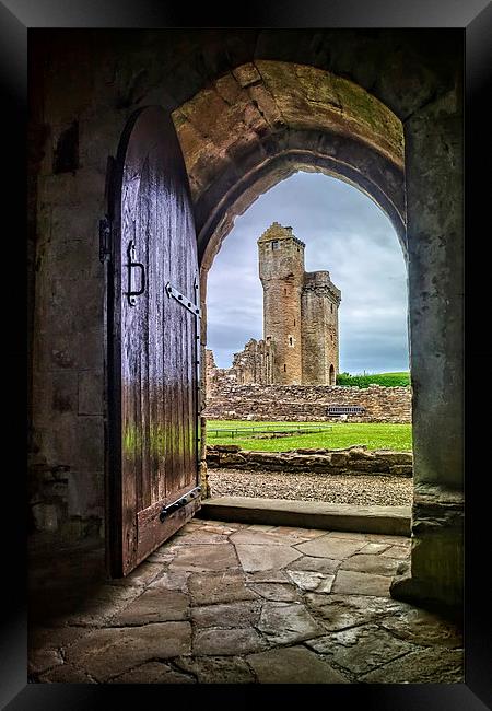Crossraguel Abbey Tower House  Framed Print by Valerie Paterson