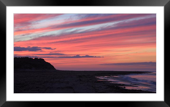 Rattray Point at Sunset Framed Mounted Print by Maria Gaellman