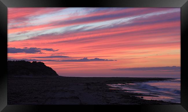 Rattray Point at Sunset Framed Print by Maria Gaellman