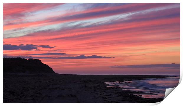 Rattray Point at Sunset Print by Maria Gaellman