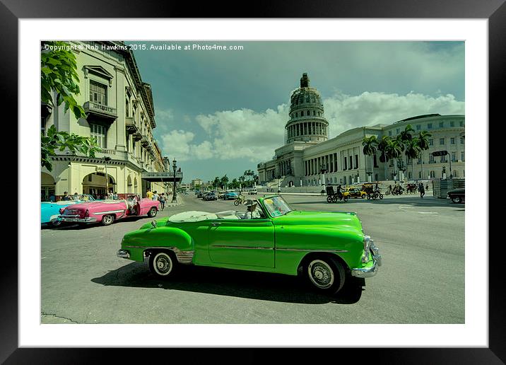  Capitol Convertable  Framed Mounted Print by Rob Hawkins