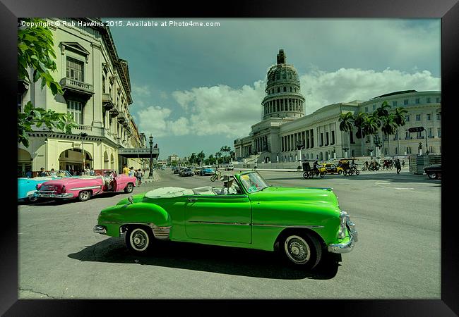  Capitol Convertable  Framed Print by Rob Hawkins