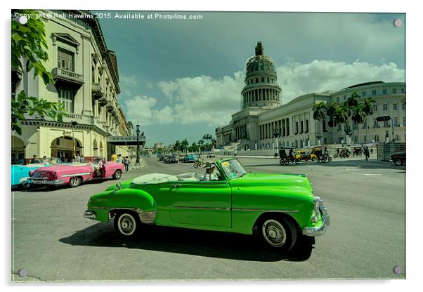  Capitol Convertable  Acrylic by Rob Hawkins