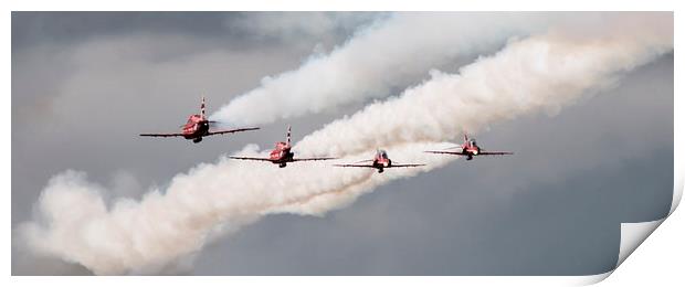 Red Arrows Gypo Print by J Biggadike