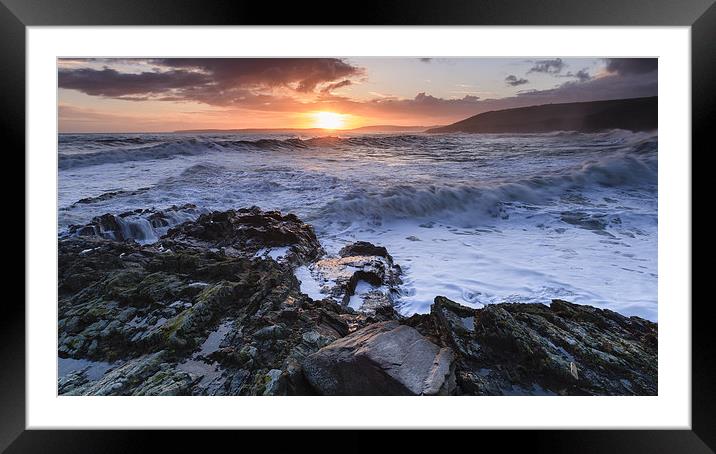  Spring Storm at Guileen Framed Mounted Print by Graham Daly