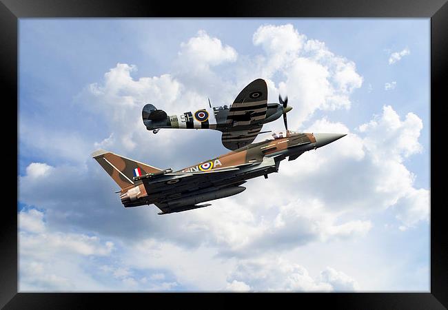 Spitfire Typhoon Framed Print by J Biggadike