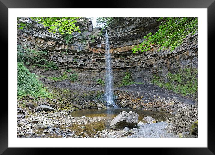  HARDRAW FORCE Framed Mounted Print by Anthony Kellaway