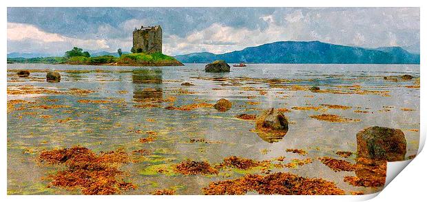  castle stalker - scotland argyll and bute  Print by dale rys (LP)