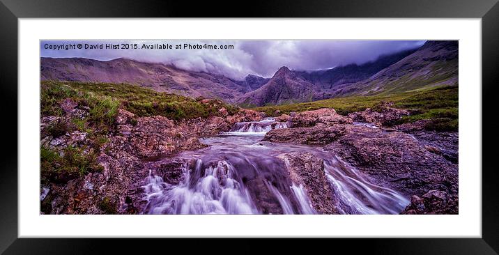  Fairy Pools Framed Mounted Print by David Hirst