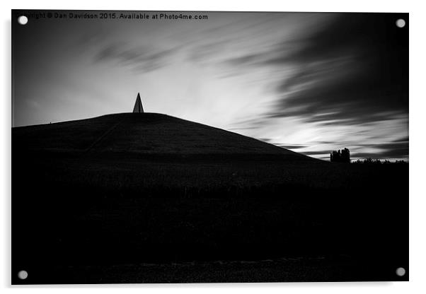  Light Pyramid Silhouette Acrylic by Dan Davidson