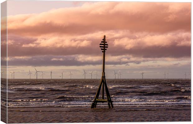  Rotating Wind Power Canvas Print by Peter Stuart