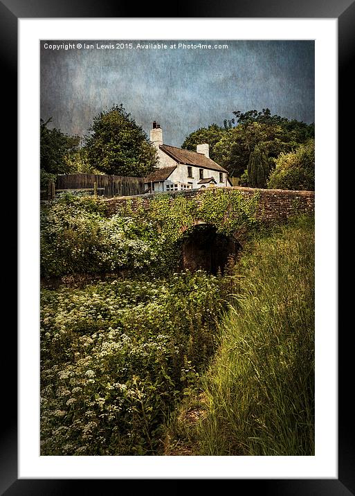  The Lock Keepers Cottage Framed Mounted Print by Ian Lewis