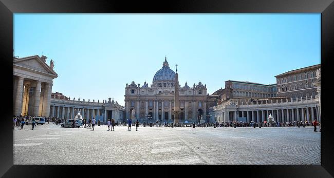  the vatican Framed Print by nick wastie