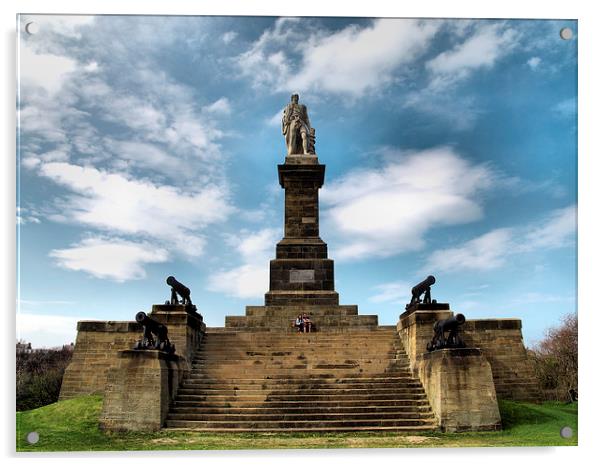  Collingwood Memorial, Tynemouth Acrylic by Alexander Perry