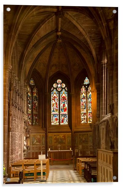 Chester Cathedral Acrylic by David French
