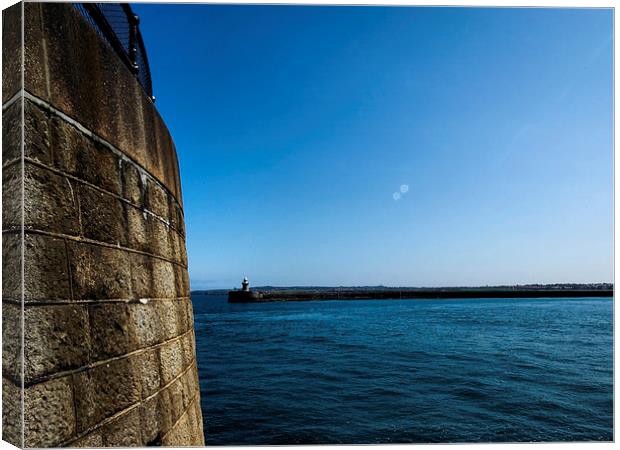  Tynemouth Pier Canvas Print by Alexander Perry